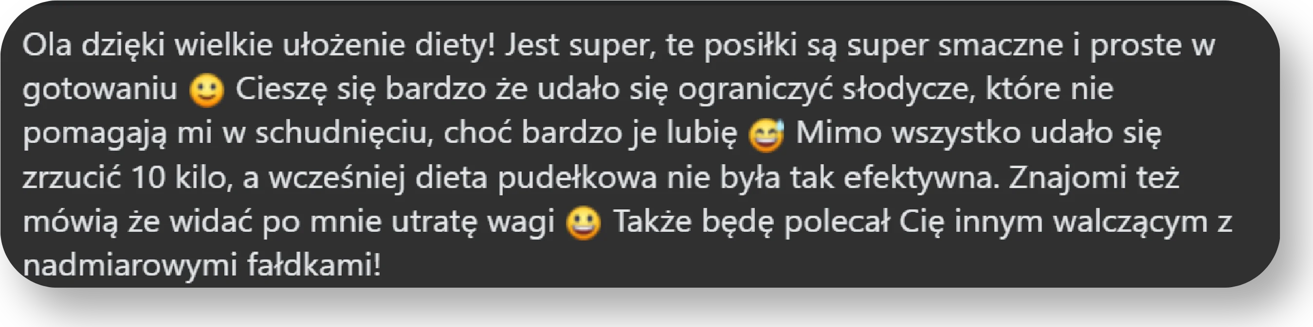 Opinia klientki